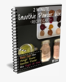 2 Minute Smoothie Powder Mix Recipe Card, HD Png Download, Transparent PNG
