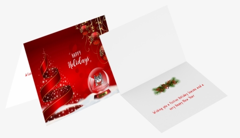 Christmas Card Mockup Folded, HD Png Download, Transparent PNG