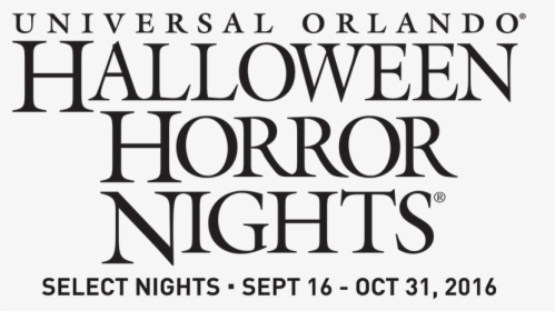Universal Orlando Halloween Horror Nights 26, HD Png Download, Transparent PNG