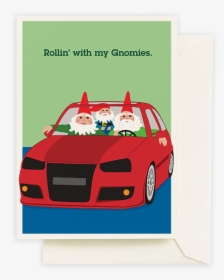 Rolling With My Gnomies Holiday Card, HD Png Download, Transparent PNG