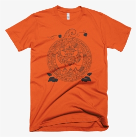 Occulture Sigil Pumpkin Black Mockup Front Wrinkled, HD Png Download, Transparent PNG