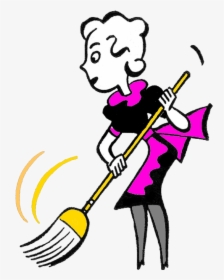 House Cleaning In Black And White Clipart , Png Download, Transparent Png, Transparent PNG