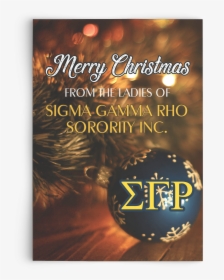 Sigma Gamma Rho Christmas Card, HD Png Download, Transparent PNG
