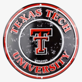 Texas Tech Red Raiders Circle Sign, HD Png Download, Transparent PNG