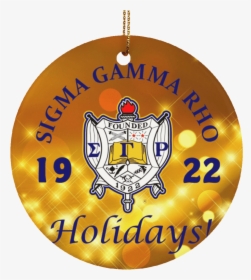 Sigma Gamma Rho Christmas Ornaments, HD Png Download, Transparent PNG