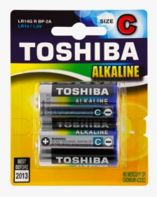 Toshiba Alkaline C 2pk, HD Png Download, Transparent PNG