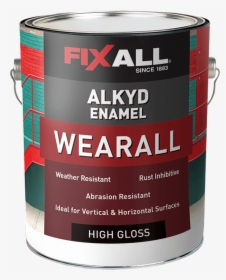 Fixall Wearall Aluminum Alkyd Enamel High Gloss Gallon, HD Png Download, Transparent PNG