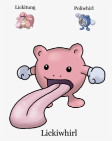 Lickitung Poliwhirl Lickiwhirl Pink Nose Mammal Vertebrate, HD Png Download, Transparent PNG