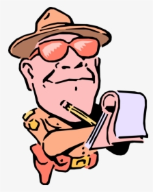 Vector Illustration Of Highway Patrolman Policeman, HD Png Download, Transparent PNG