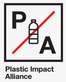 Plastic Impact Alliance Logo Black, Red, White, HD Png Download, Transparent PNG