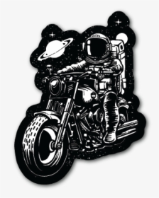 Astronaut Motorcycle Rider Sticker      Data Rimg Lazy, HD Png Download, Transparent PNG