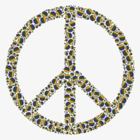 Colorful Circles Peace Sign 17 Without Background, HD Png Download, Transparent PNG