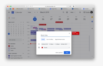 Google Calendar, HD Png Download, Transparent PNG