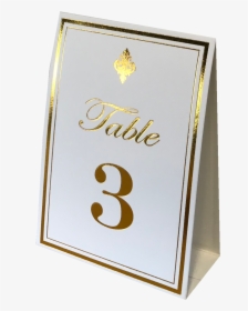 Gold Table Numbers , Png Download, Transparent Png, Transparent PNG