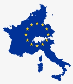 Flag Map Of The European Union, HD Png Download, Transparent PNG