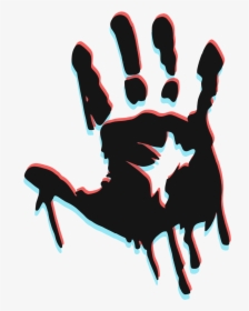 #hand #scary #spooky #glitch #halloween, HD Png Download, Transparent PNG
