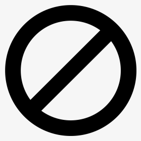 Stop Or Prohibition Sign, HD Png Download, Transparent PNG