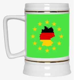 Germany Map Inside European Union Eu Flag Mug Cup Gift, HD Png Download, Transparent PNG