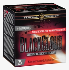 Federal Blackcloud 20 Ga, 3 , 1oz, 2 Shot, 1350 Fps,, HD Png Download, Transparent PNG