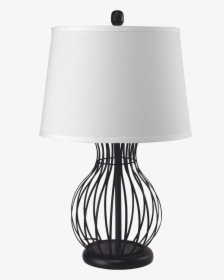 Dark Finished Bird Cage Style Table Desk Lamp, HD Png Download, Transparent PNG