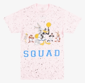 Looney Tunes Space Jam Tunes Squad T-shirt Pink Splatter, HD Png Download, Transparent PNG