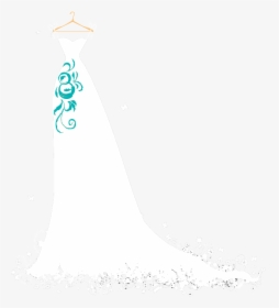 Transparent Wedding Dress Silhouette Png, Png Download, Transparent PNG