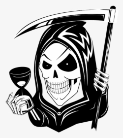 Death, Skull, Skeleton, Halloween, Reaper, Horror, HD Png Download, Transparent PNG