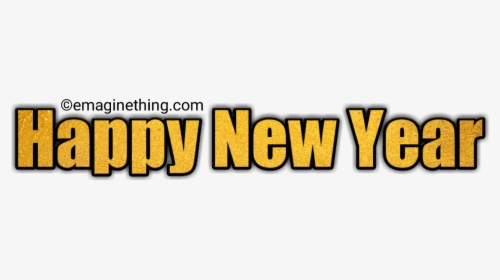 Happy New Year Text Png 2019-whatsapp Sticker,download, Transparent Png, Transparent PNG