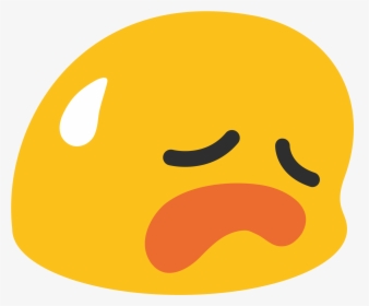 Disappointed But Relieved Face Emoji , Png Download, Transparent Png, Transparent PNG