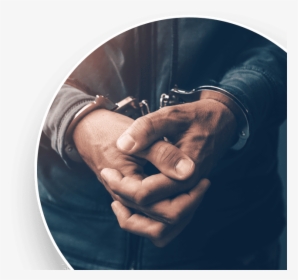 Man S Hands In Handcuffs, HD Png Download, Transparent PNG
