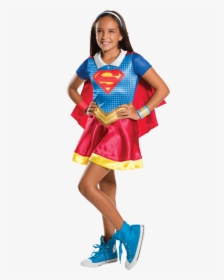 Dc Superhero Girls Supergirl Costume, HD Png Download, Transparent PNG