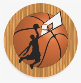 Slam Dunk Basketball Player Round Coaster, HD Png Download, Transparent PNG