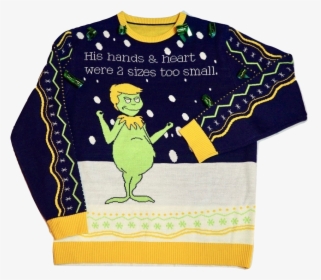 Fake News Grinch Ugly Sweater, HD Png Download, Transparent PNG