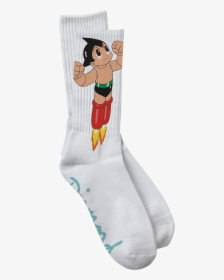 Astro Boy X Diamond Supply Co White Crew Socks, HD Png Download, Transparent PNG