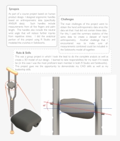 Ergonomic Crutches - Chair, HD Png Download, Transparent PNG