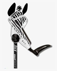 Smartcrutch With A Zebra Design, HD Png Download, Transparent PNG