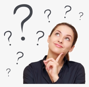 Thinking Woman Png Pic, Transparent Png, Transparent PNG
