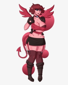 Demon Queen Of Thicc - Thicc Demon Anime Girl, HD Png Download, Transparent PNG
