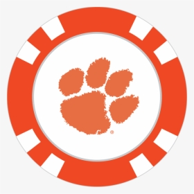 Clemson Tigers Poker Chip Ball Marker - Brighton High School Logo, HD Png Download, Transparent PNG