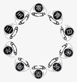 #akatsuki #rings #akatsukitings #japan #narutoshippuden - Emblem, HD Png Download, Transparent PNG