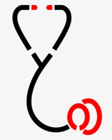 Vector Illustration Of Stethoscope Acoustic Medical - Estetoscópio Png, Transparent Png, Transparent PNG