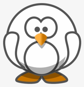 Grey And White Penguin Svg Clip Arts - Clip Art, HD Png Download, Transparent PNG