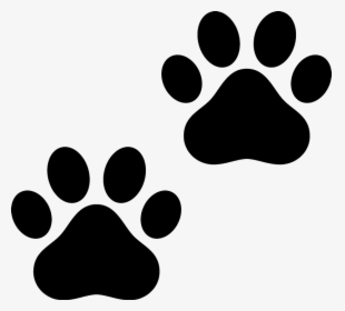 Free Clemson Tiger Paw Print Png - Paw Print Clipart Black And White, Transparent Png, Transparent PNG