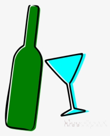 Alcohol Beer Drink Green Transparent Image Clipart - Alcohol Clipart, HD Png Download, Transparent PNG