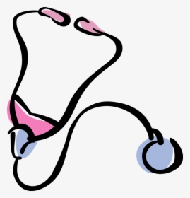Vector Illustration Of Stethoscope Acoustic Medical - Vector Stethoscope Png, Transparent Png, Transparent PNG