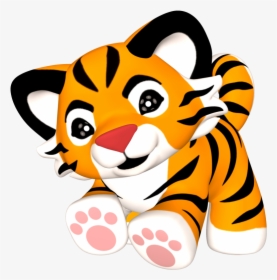 Related Image Animal Clip Art Clip Art - Cute Baby Tiger Clipart, HD Png Download, Transparent PNG