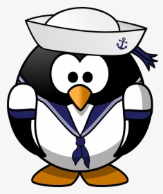 Sailor Penguin Clip Arts - Captain Clip Art, HD Png Download, Transparent PNG