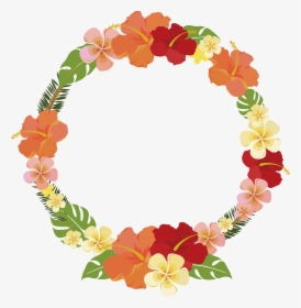 Flower Summer Decorative - Frame Flowers Vector Png, Transparent Png, Transparent PNG