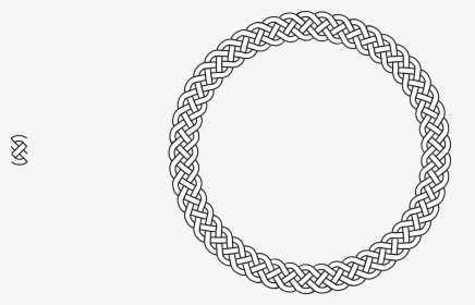 Transparent Circle Border Png - Celtic Braid Vector Circle, Png Download, Transparent PNG
