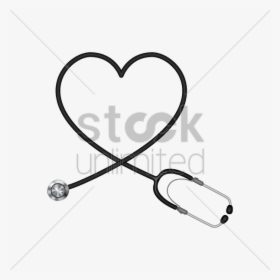 Drawing Heart At Getdrawings - Stethoscope Ecg Transparent, HD Png Download, Transparent PNG